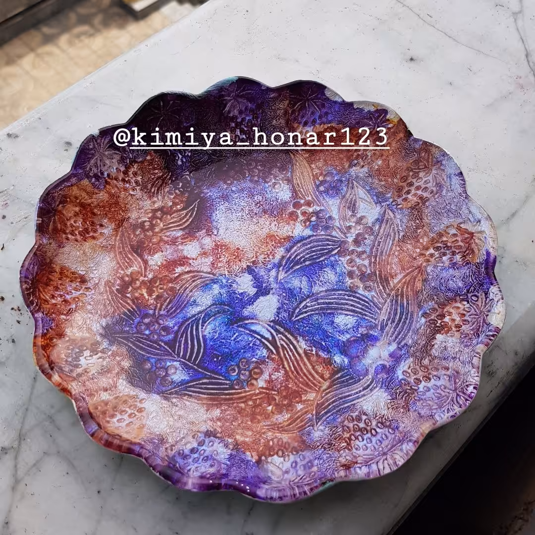 پیش دستی میوه خوری رنگین کمان