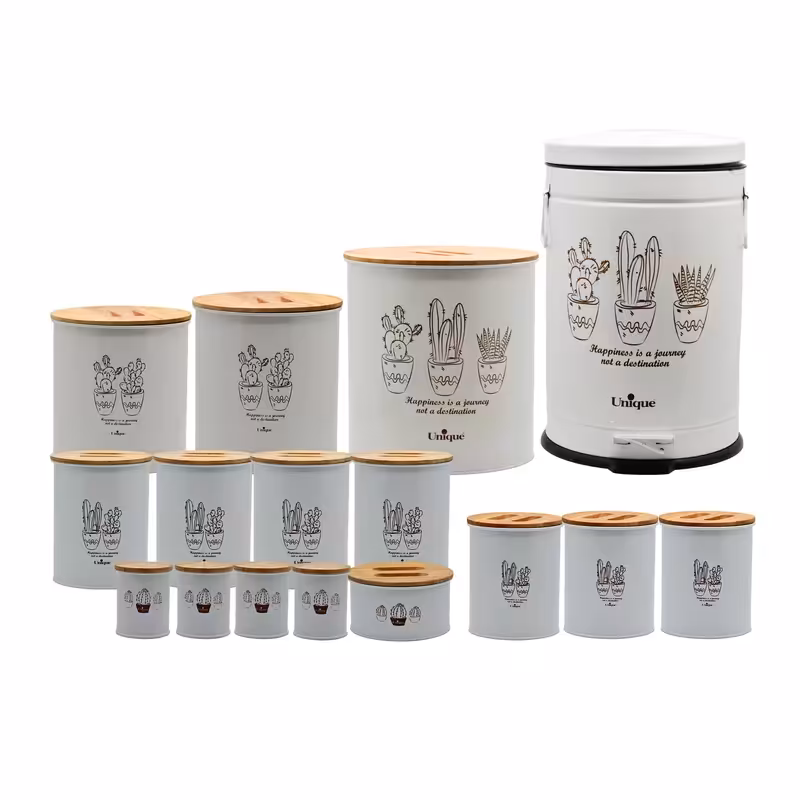 سرویس آشپزخانه 16 پارچه یونیک مدل الیزابت کاکتوس کد 9084