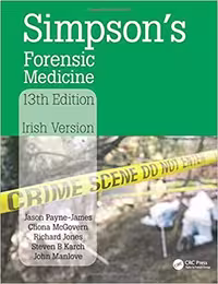 󾕇 دانلود کتاب Simpson'S Forensic Medicine, Irish Version, 13th ed, 2014 - دانلود کتاب های دانشگاهی