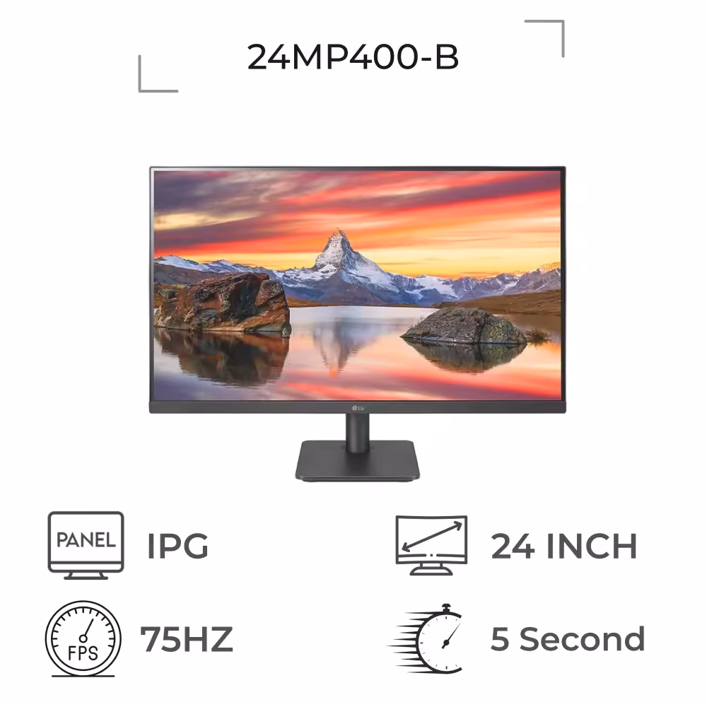 مانیتور ال جی 24 اینچ 24MP410-B