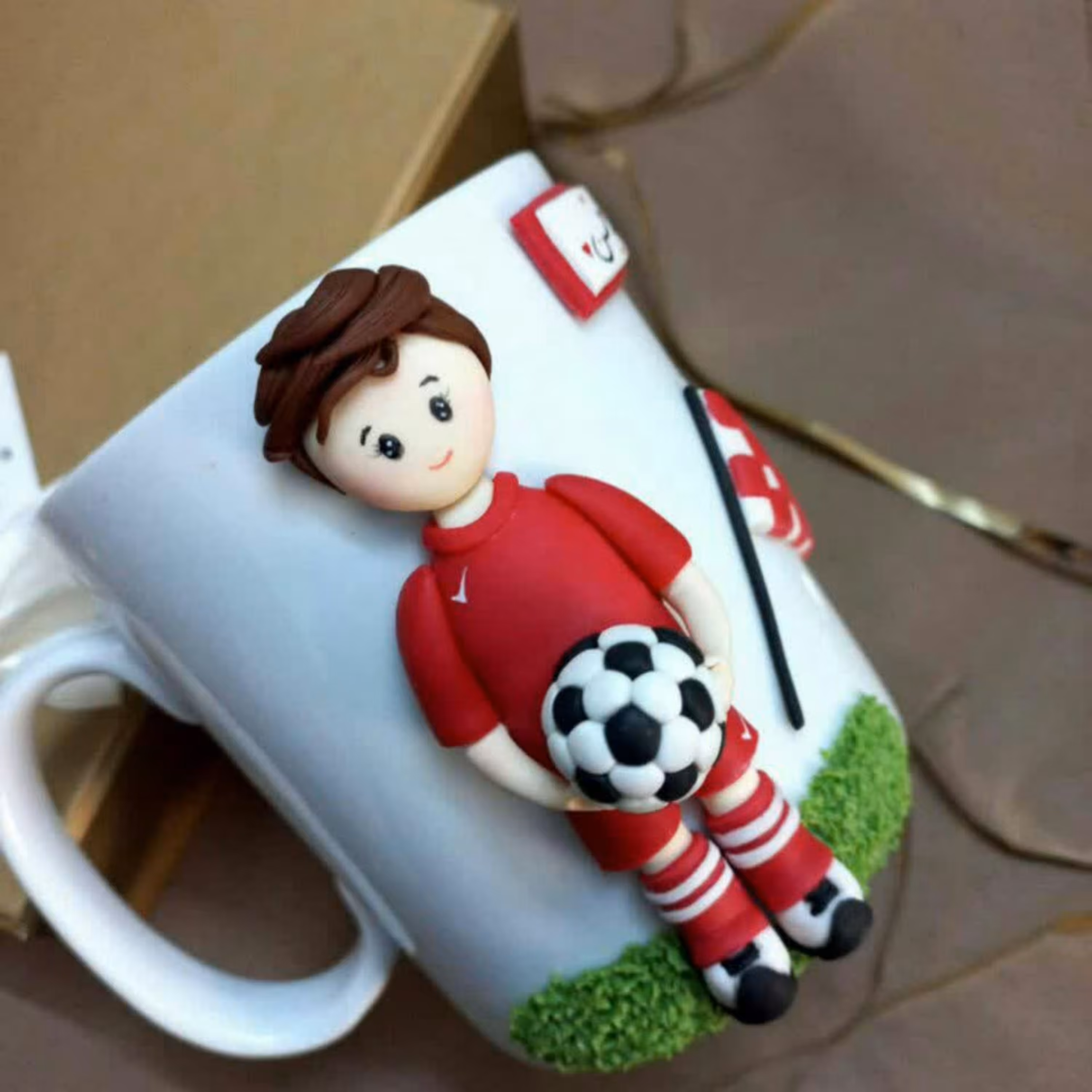 ماگ فوتبالیست پرسپولیس با خمیر ایتالیایی