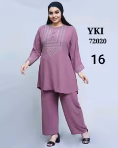 مانتو شلوار زنانه ابروبادی مدل سایز بزرگ