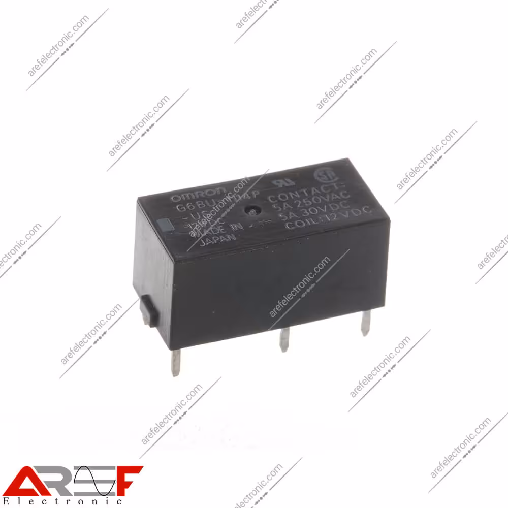 رله امرن لچ مدل G6BU-1114P-US دارای 12 ولت و 4 پین - فروشگاه عارف الکترونیک
