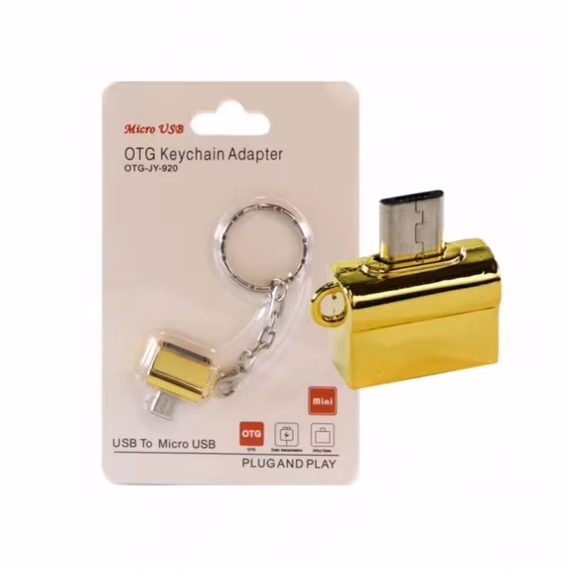 تبدیل OTG MicroUSB فلزی آویزدار