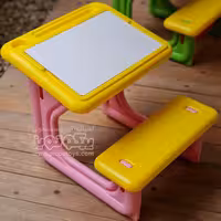 میز تحریر کودک رنگ صورتی کد p/van108/su