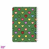 دفترچه یادداشت بامبیلیپ مدل چوبی طرح قلب قلبی کد 7113865