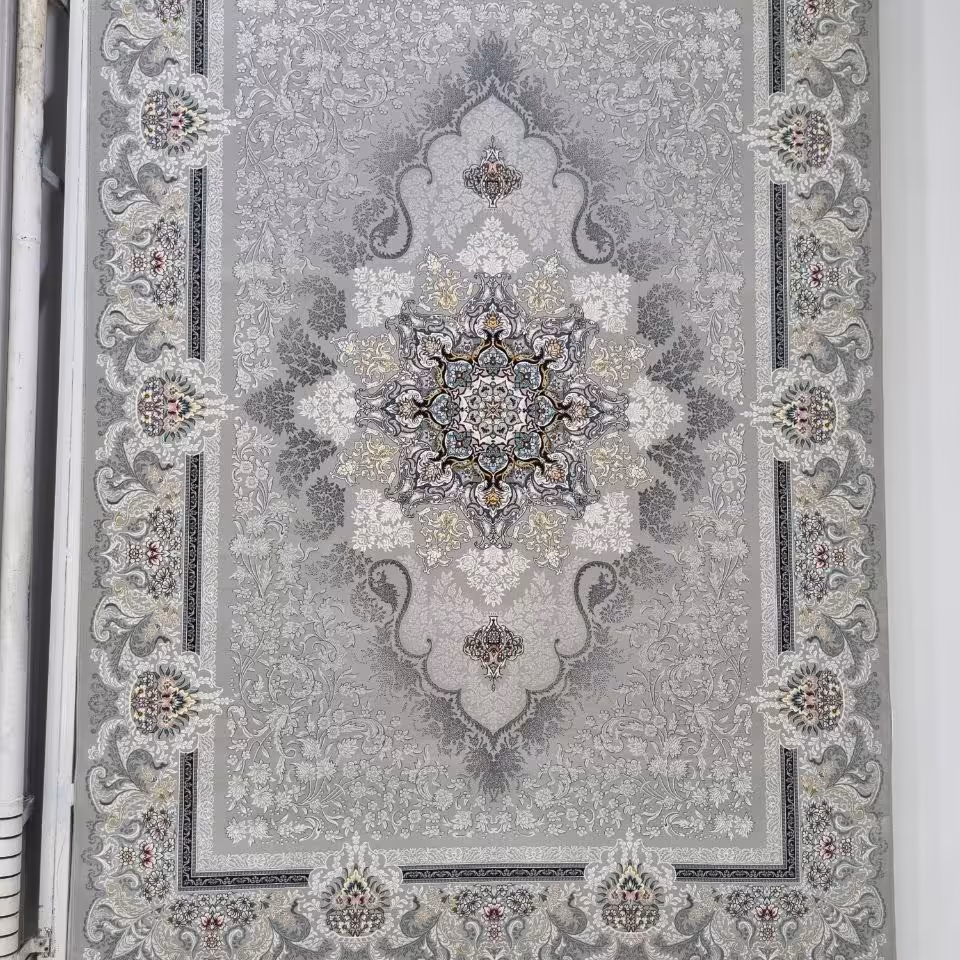 فرش پاتریس 700شانه تراکم 2550 طرح دریا فیلی قالیچه 4متری