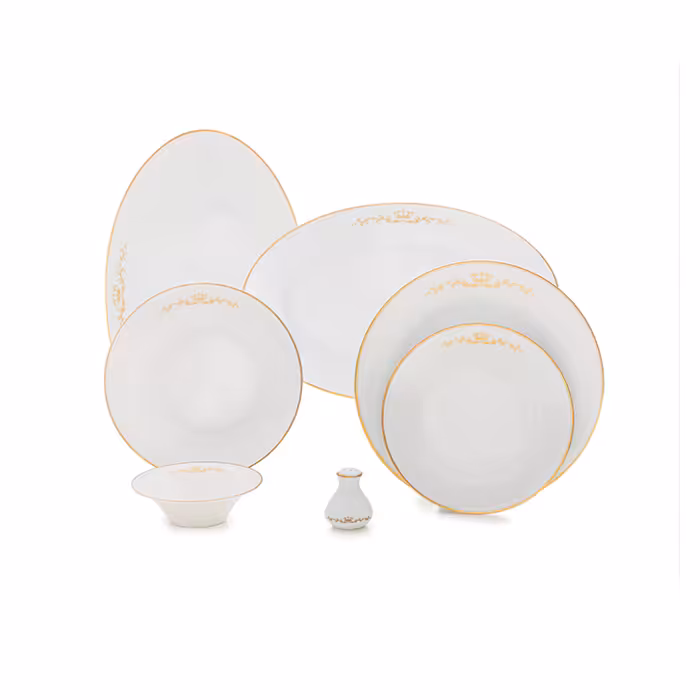 سرویس چینی زرین طرح کوئین 35 پارچه