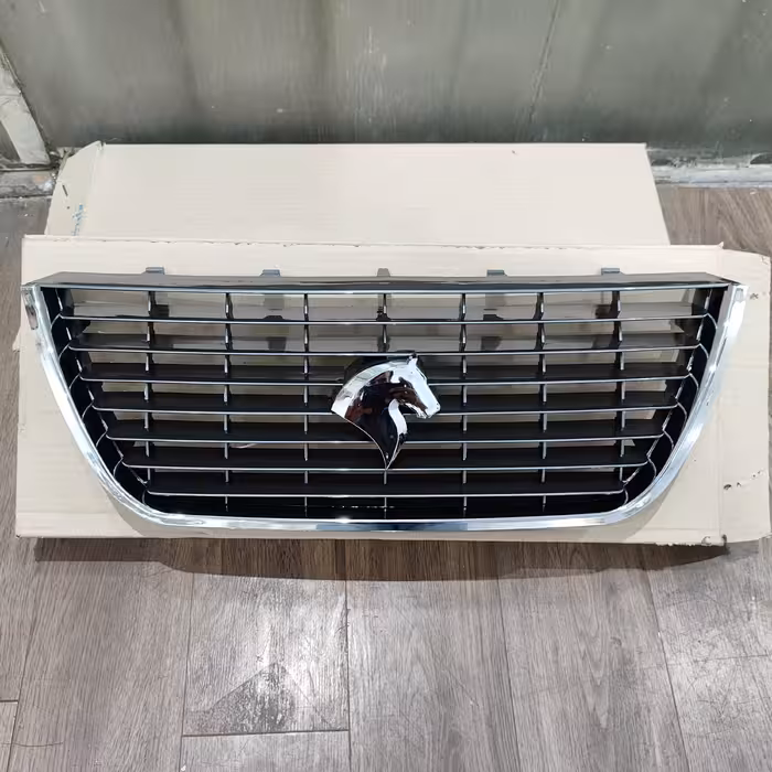 جلو پنجره  رنگ نوک مدادی سمندEF7با آرم  و زه استیل  