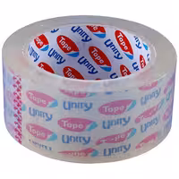 چسب نواری کریستال پهن شیشه ای 45 میکرون Unity90 یارد 6 حلقه