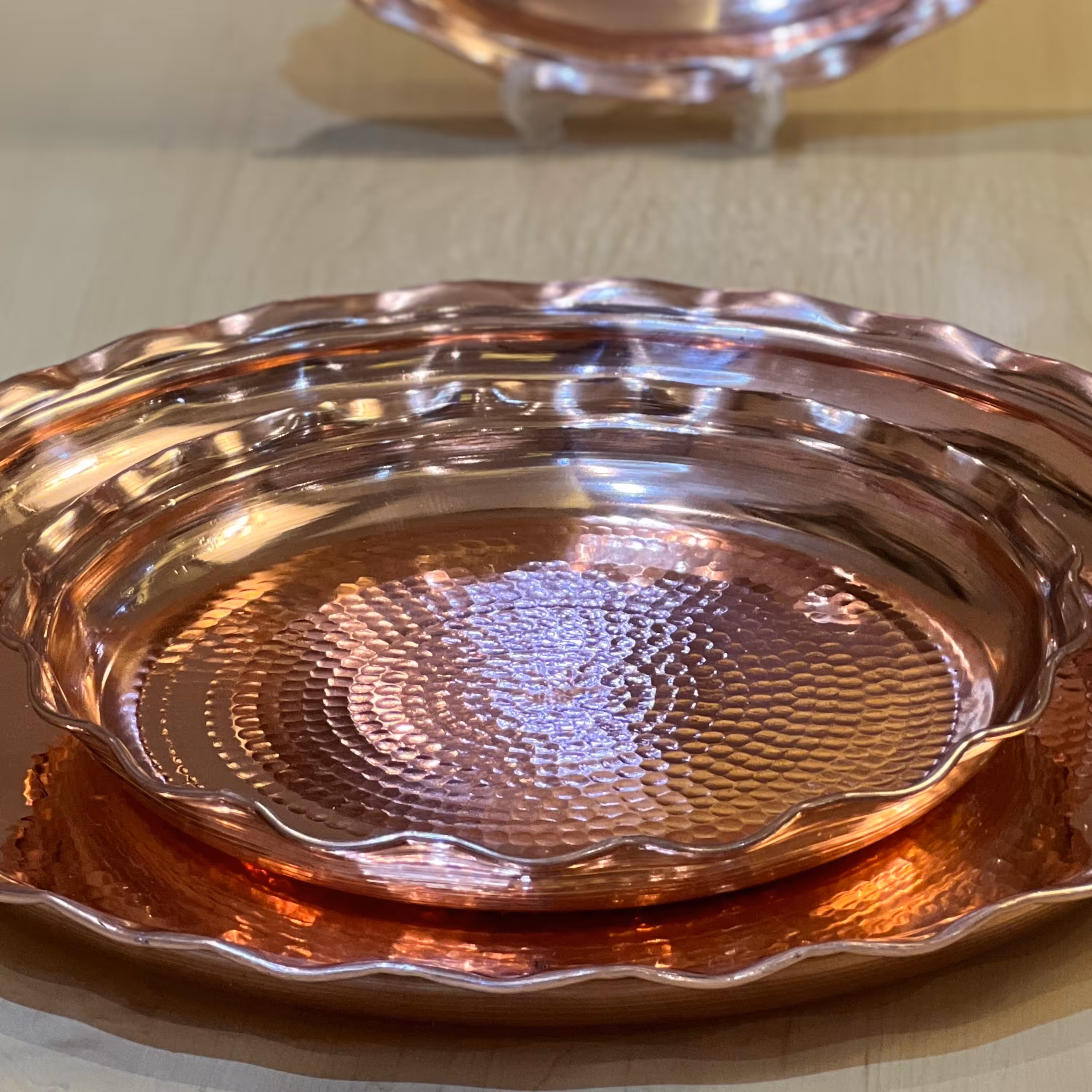 سینی مسی لب دالبری قطر 28 سانت