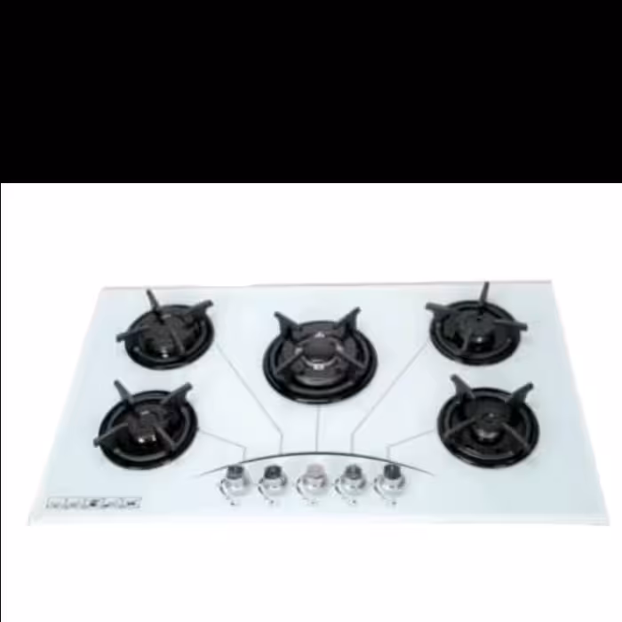 اجاق گازصفحه ای  شیشه سفید   باورسان (هزینه ارسال بصورت پس کرایه هست