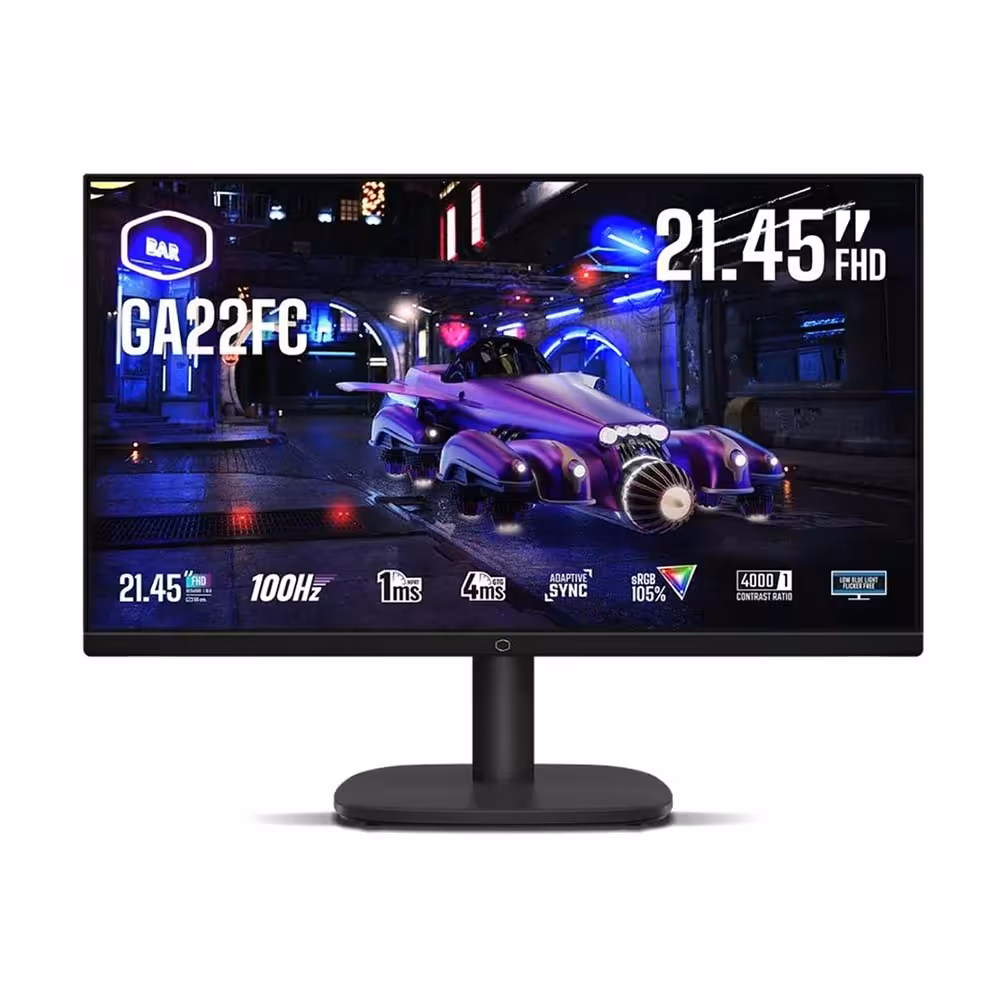 مانیتور گیمینگ کولر مستر مدل GA22FC سایز 22 اینچ