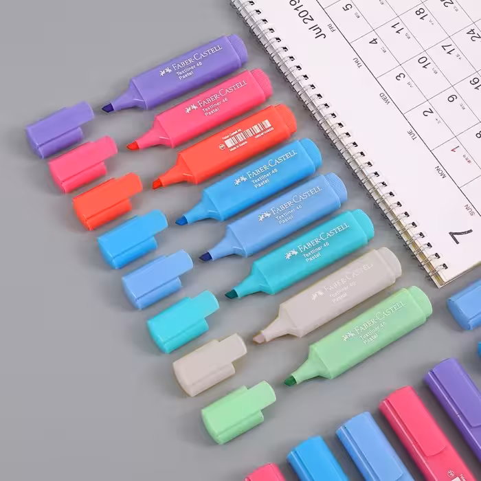 ماژیک هایلایت پاستلی فابر کاستل