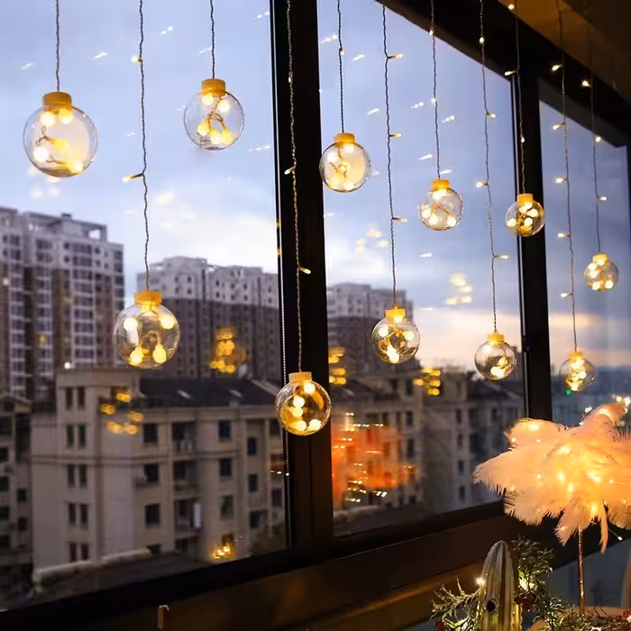 ریسه ال ای دی مدل سوزنی طرح حباب طول 2.5 متر