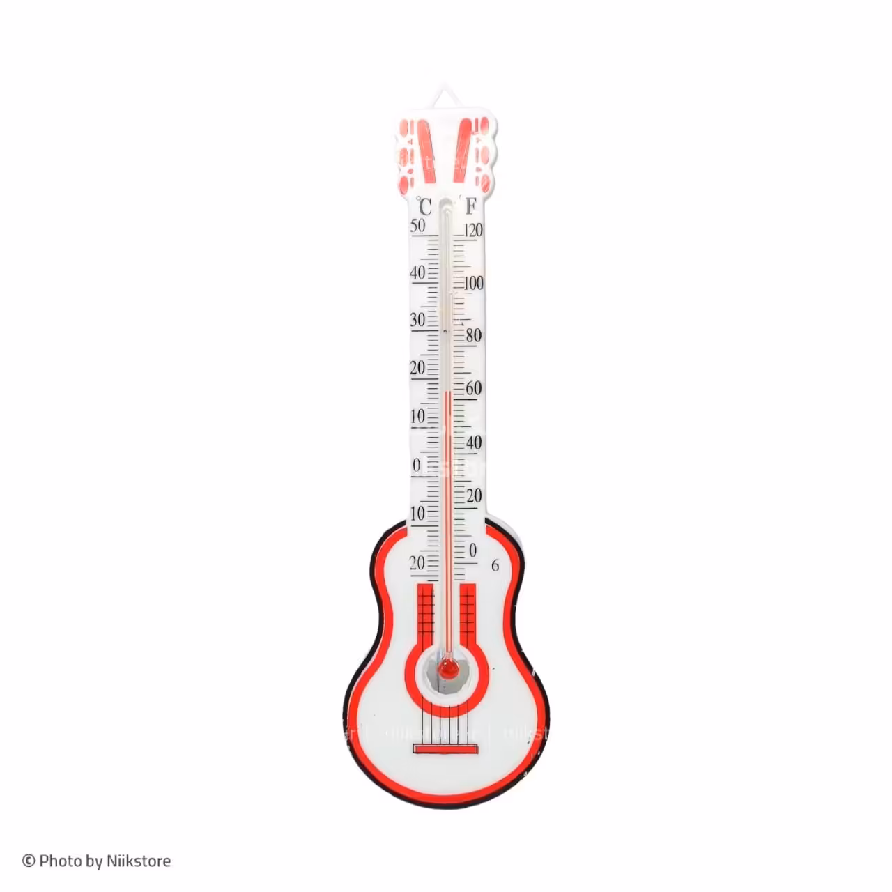 دماسنج پلاستیکی طرح گیتارGuitar Thermometer