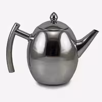 قوری 1 لیتر استیل فیلتر دار ویشان