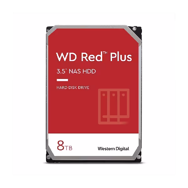 هارد دیسک اینترنال وسترن دیجیتال مدل Red Plus 8TB