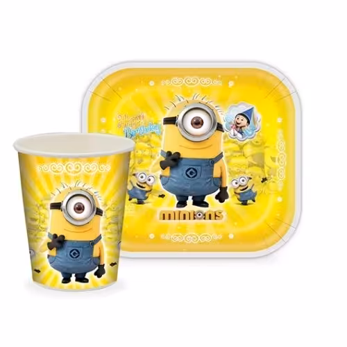 لیوان پیش دستی تم مینیون 20 عددی