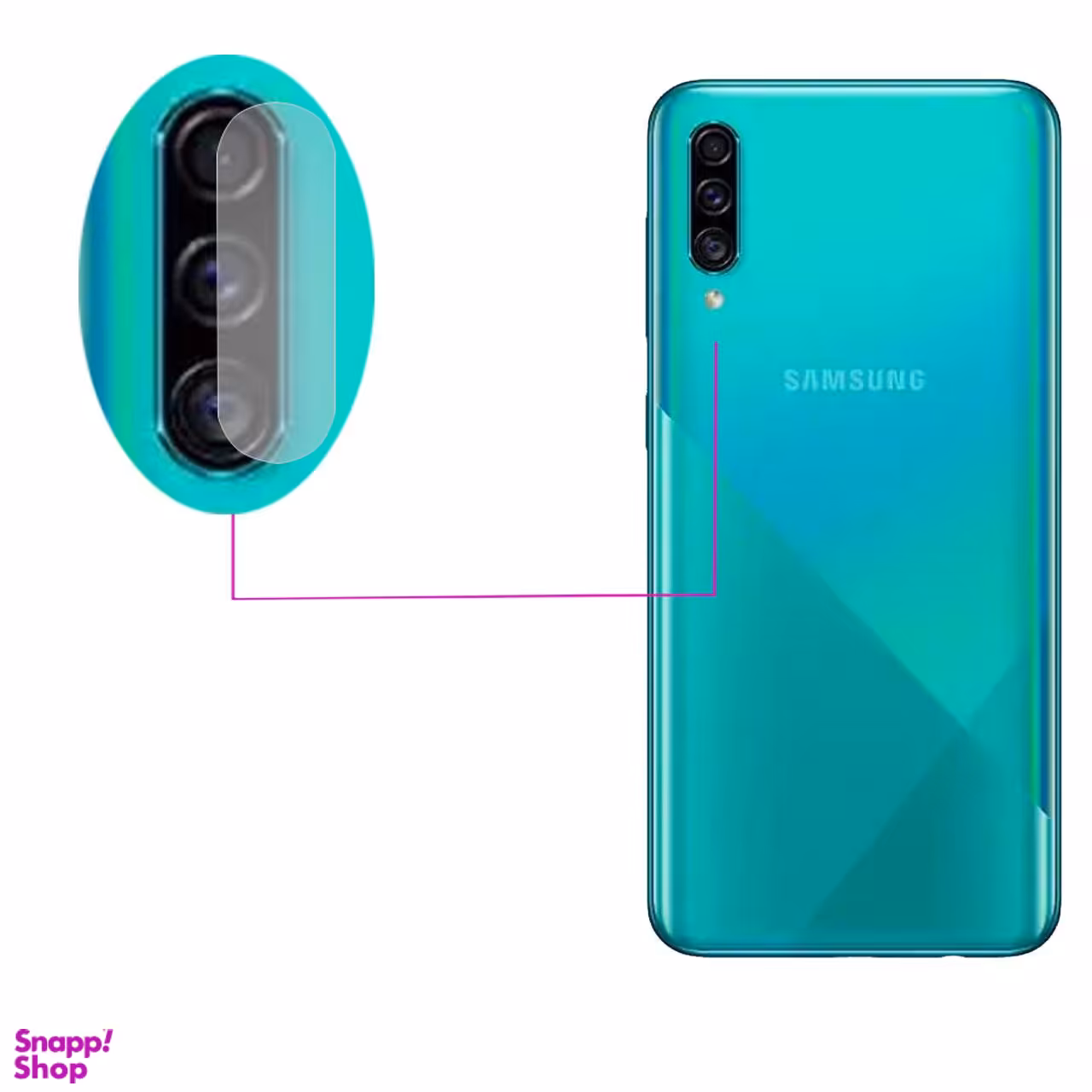 محافظ لنز دوربین مدل Ltp مناسب موبایل سامسونگ Galaxy A30S