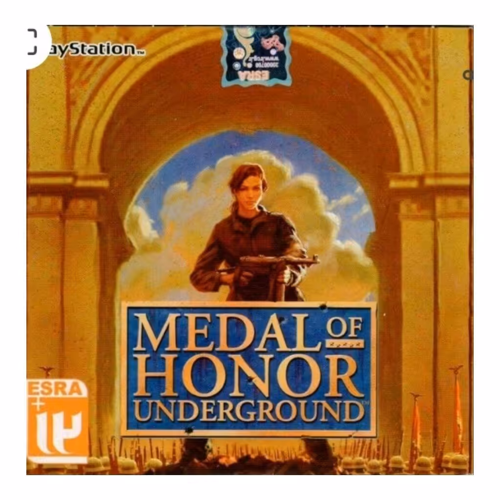 بازی MEDAL OF HONOR underground ps1 بازی مدال افتخار پلی استیشن 1

