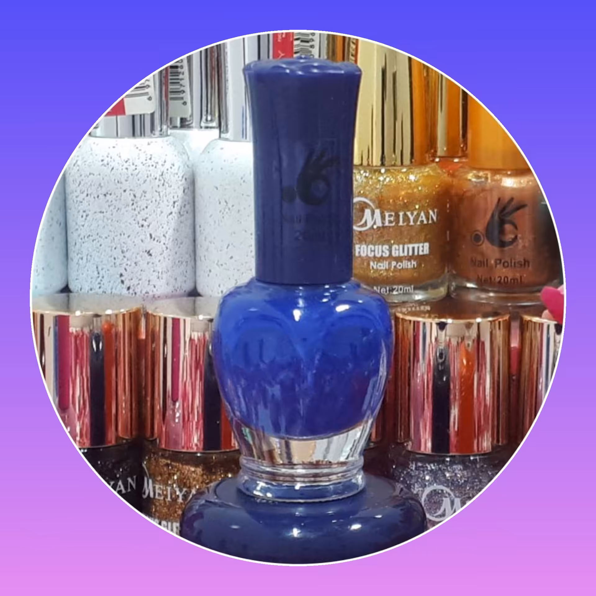 لاک آبی کاربنی