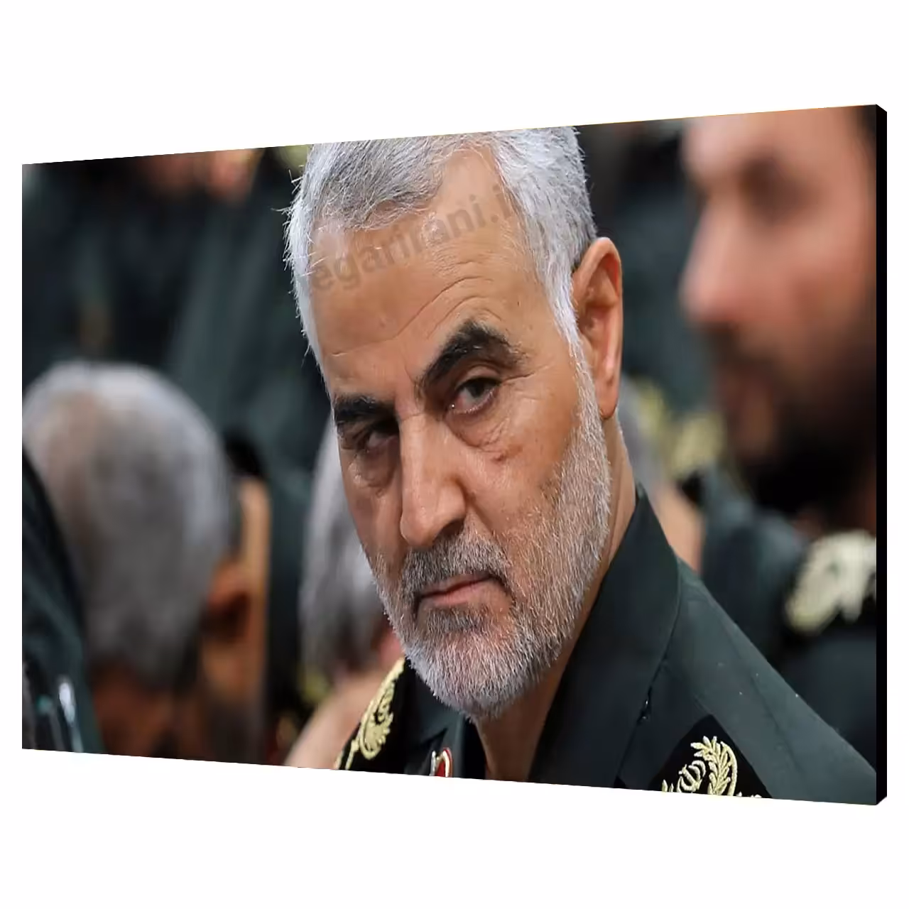 تابلو شاسی شهید حاج قاسم سلیمانی مدل 2ZG6