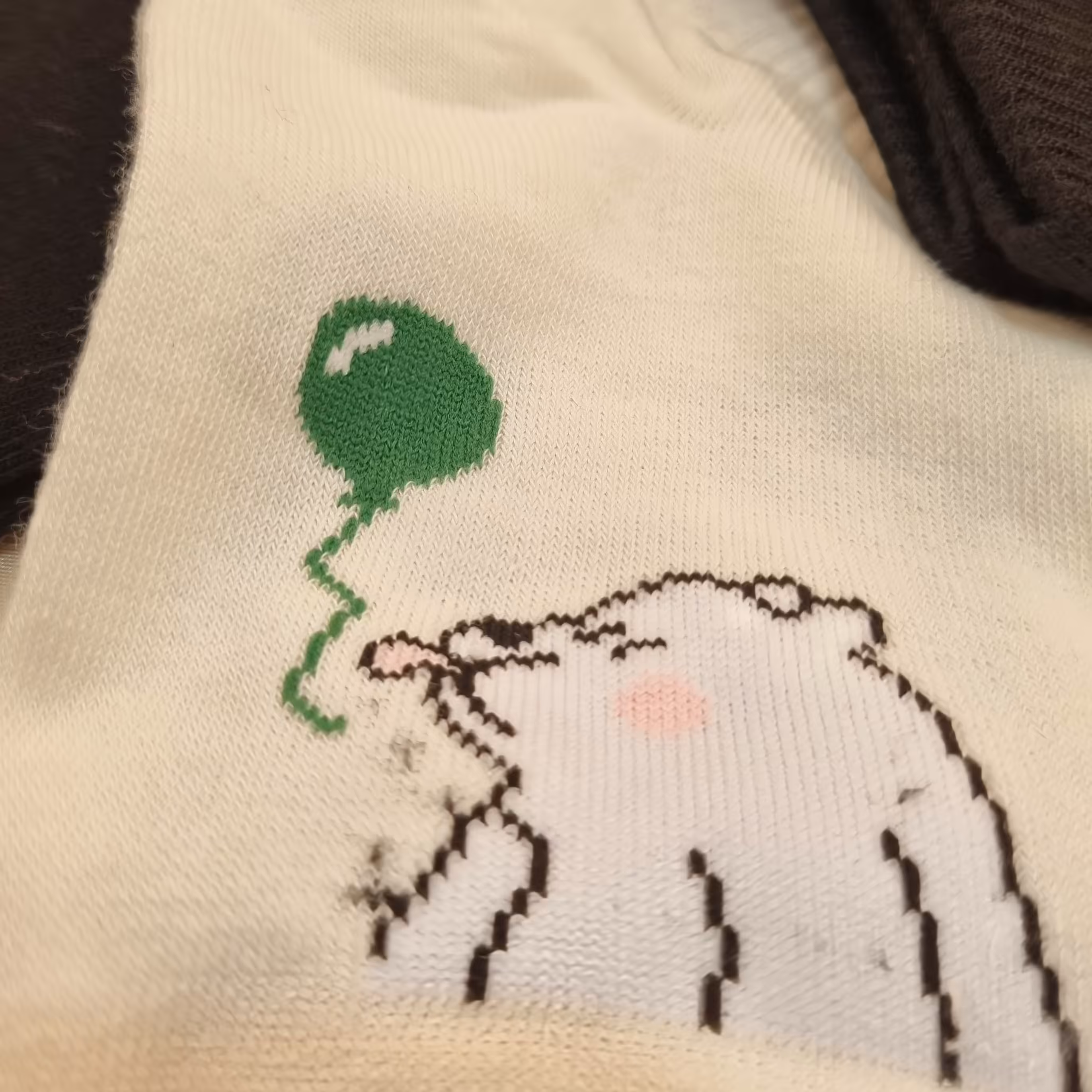 جوراب مدل خرسی جنس نخ پنبه