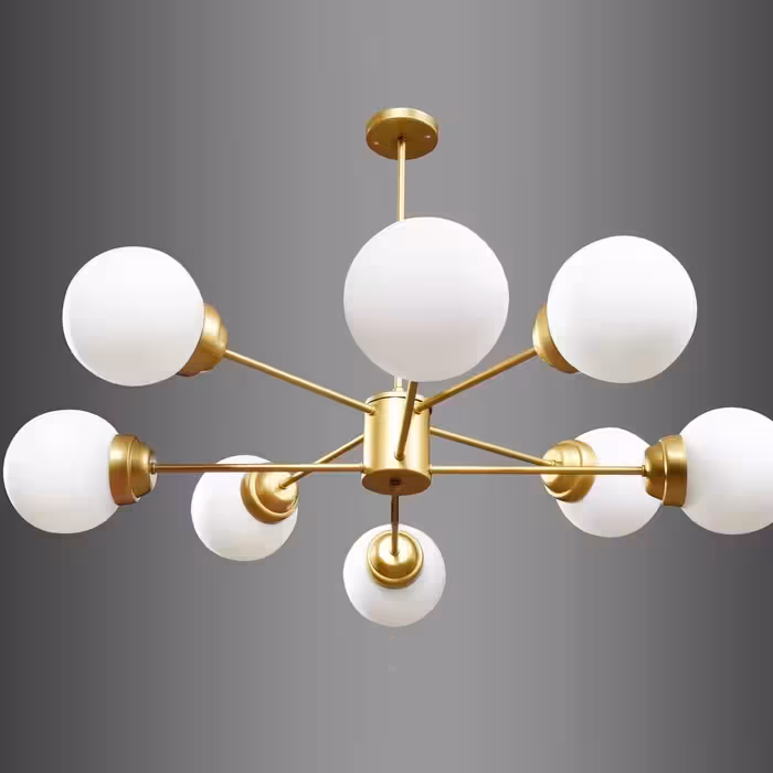 لوستر مدرن مدل والتر طلایی