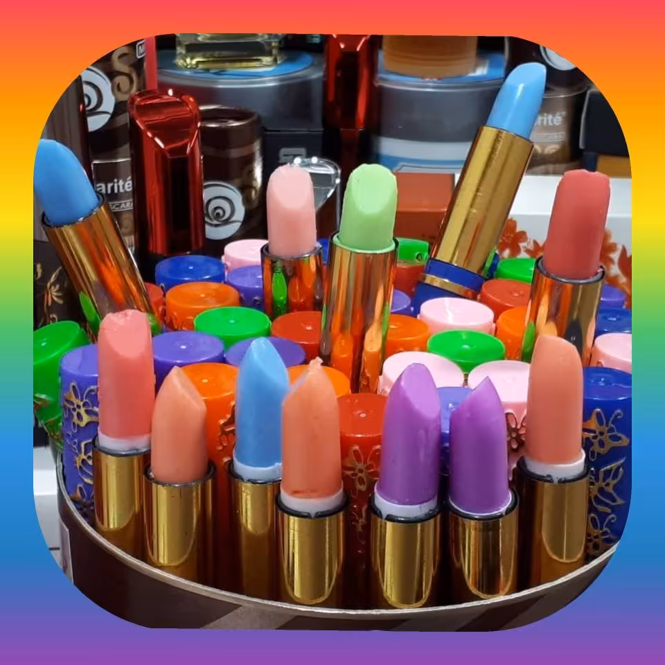 2 تا رژ لب مکه ای(( 6578 تومان ))24 ساعته حرارتی و با دوام