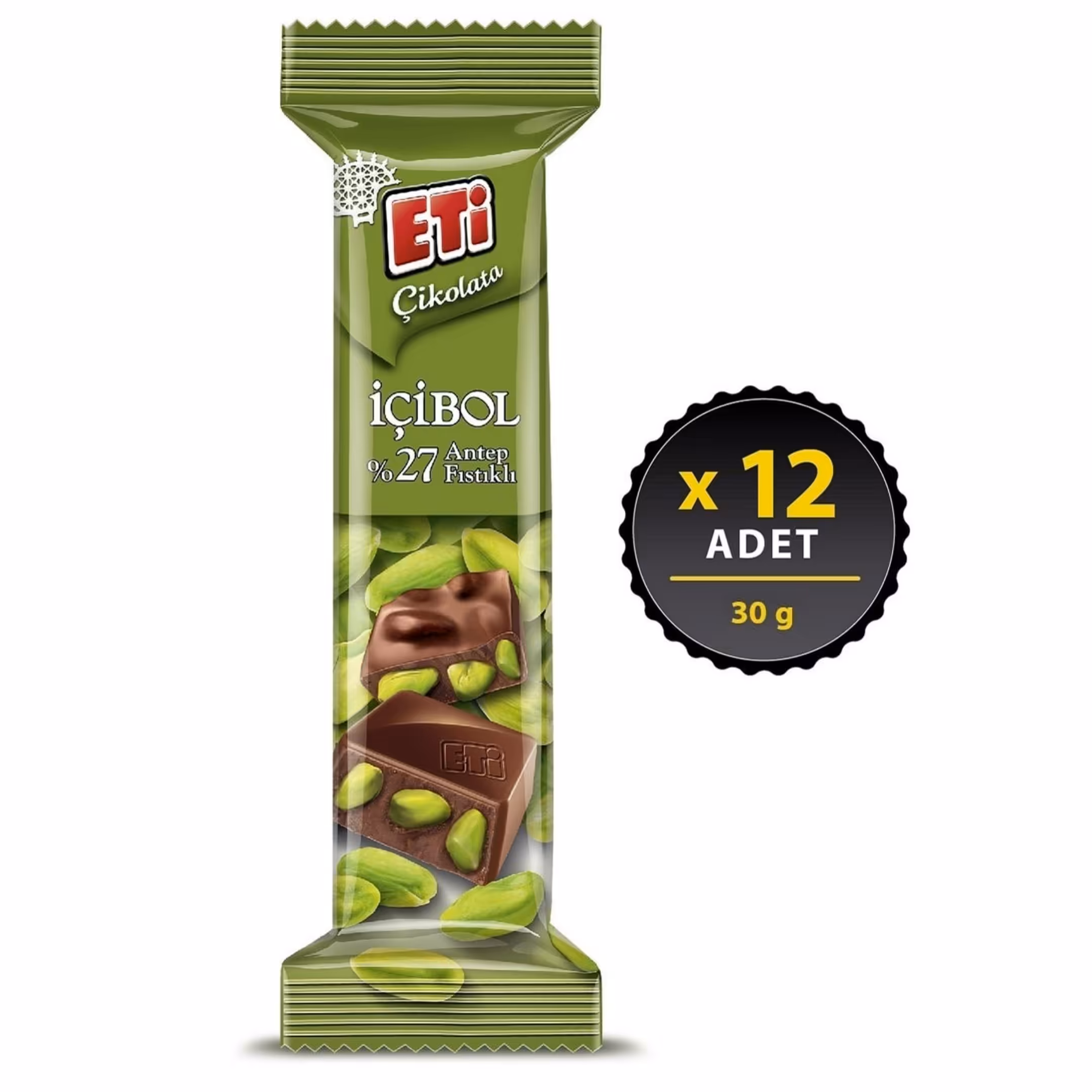 12 عدد شکلات پسته ای قلمی اتی