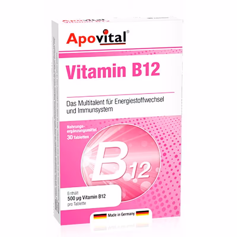قیمت خرید اینترنتی قرص ویتامین ب12 آپوویتال 30 عددی داروخانه آنلاین فارموکسین