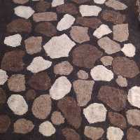 نمد .طرح سنگ فرش