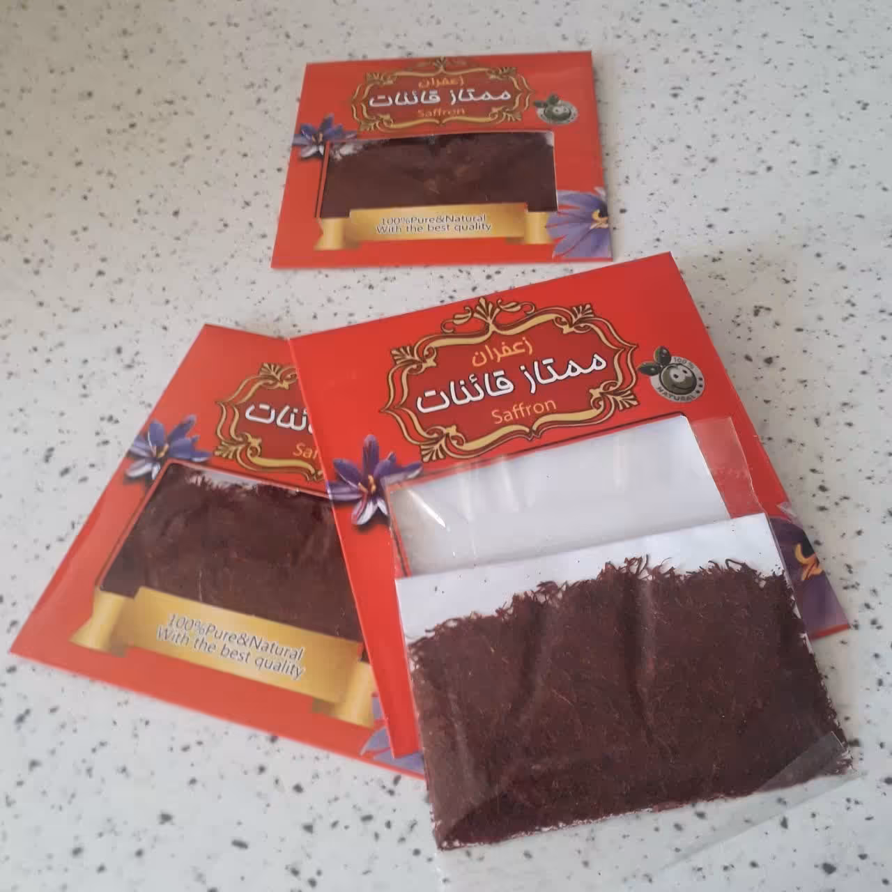 زعفران نرمه اقتصادی یک مثقالی(پک50 عددی)