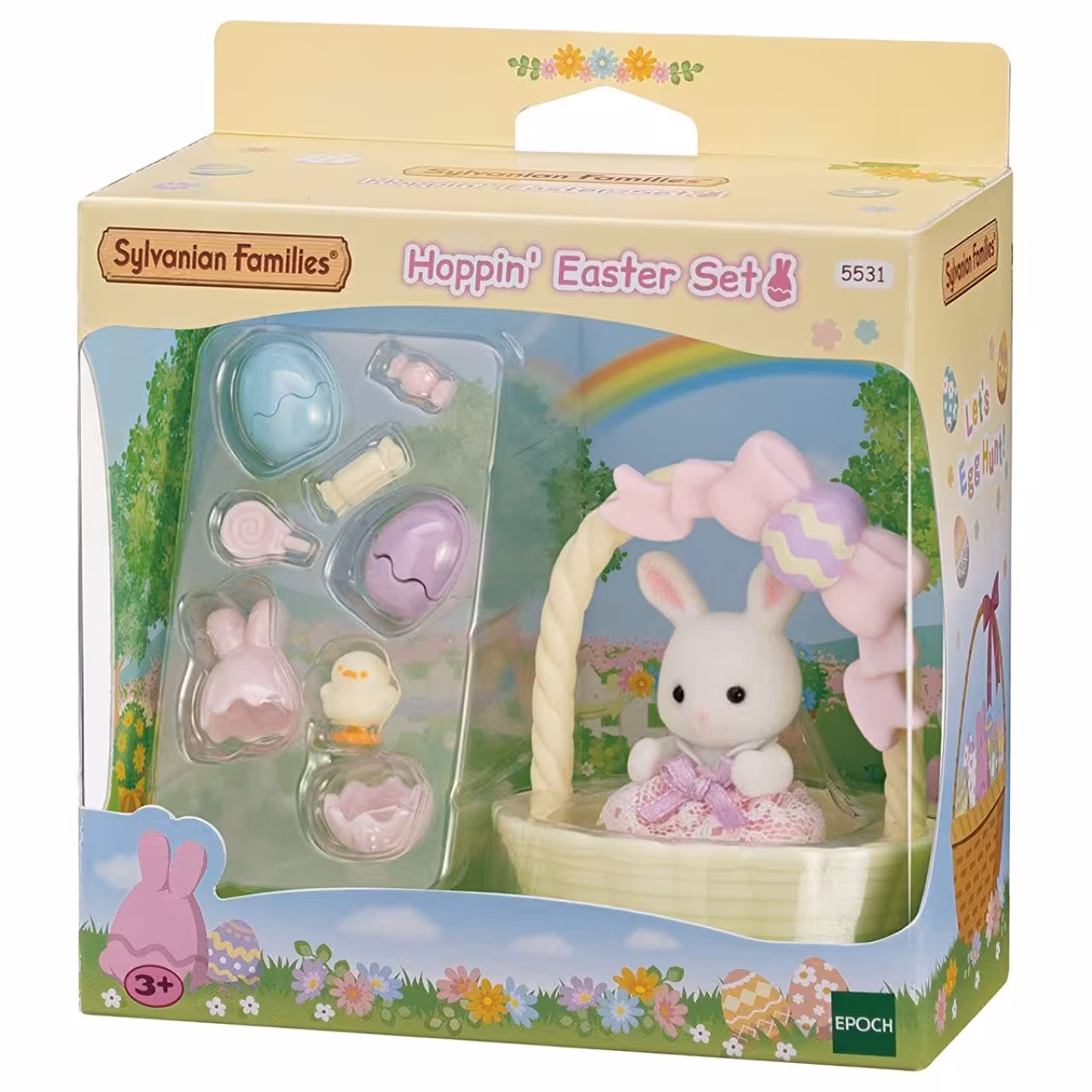 اسباب بازی سیلوانیان فامیلیز مدل ست خرگوش و سبد کد 5531