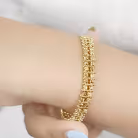 دستبند البرنادو النگویی دولاین مناسب سایز2 کد 5775