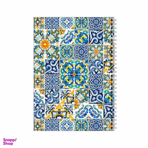 دفتر مشق 100 برگ بامبیلیپ طرح کاشی کد 2851199