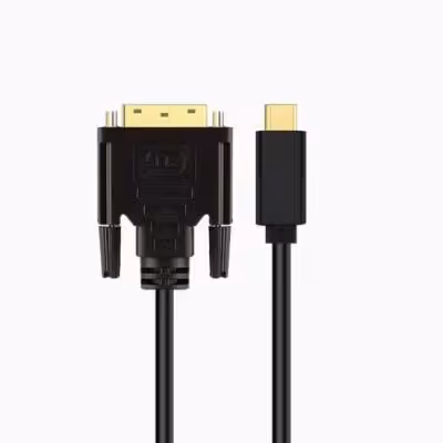 مبدل Type C به DVI کی نت 1٫8 متری K-CUCMDV18