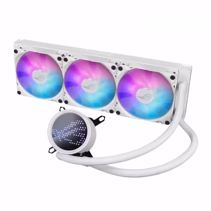 خنک کننده مایع پردازنده ایسوس مدل ROG RYUO III 360 ARGB WHITE EDITION