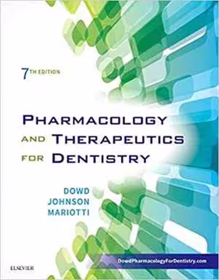 [PDF] دانلود کتاب Pharmacology And Therapeutics For Dentistry, 7th ed, 2016
