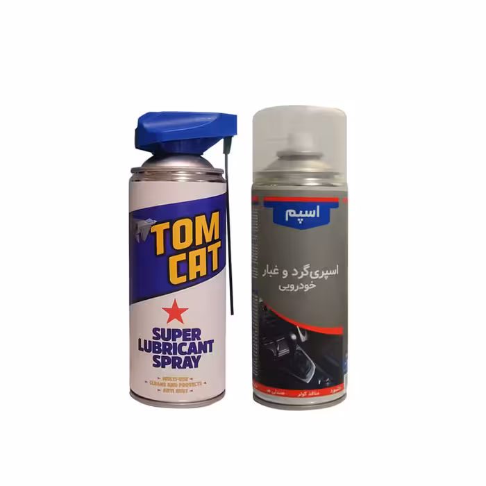 اسپری پاک کننده چند منظوره و پاک کننده گردوغبار مجرای هوا دوپلی کالر مدل dust2 حجم 400 میلی لیتر مجموعه 2 عددی