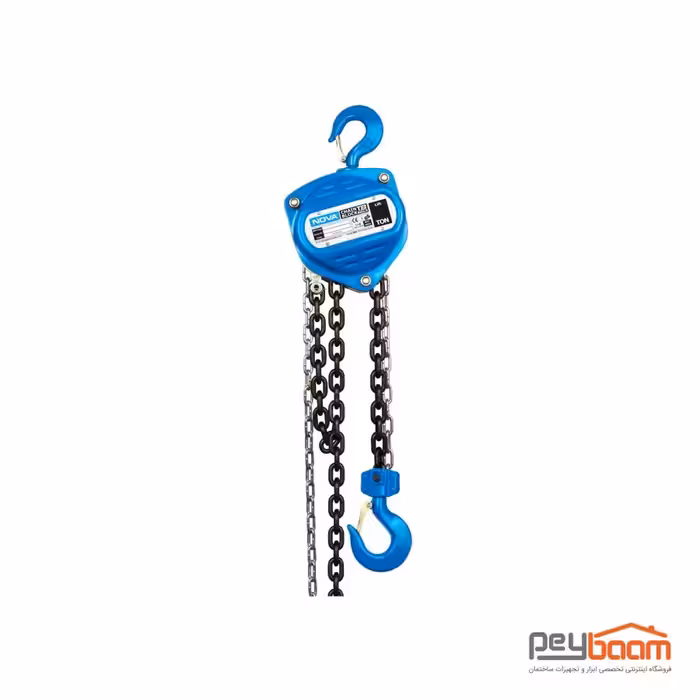 جرثقیل 0.5 تن زنجیری دستی نووا مدل NTC 2801