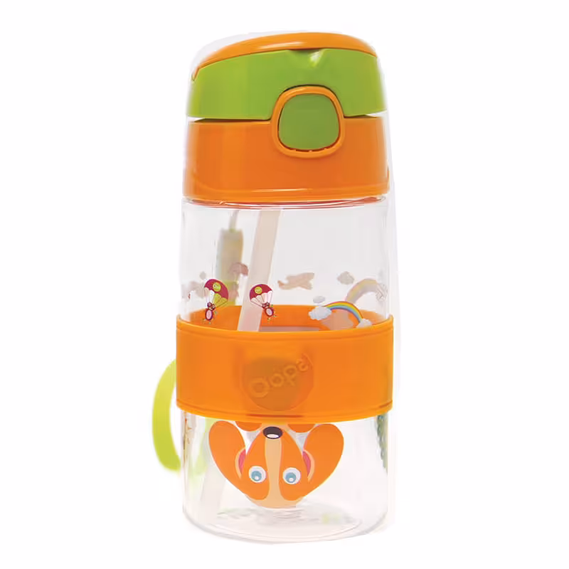 قمقمه نی دار نارنجی اوپس oops مدل 4100420