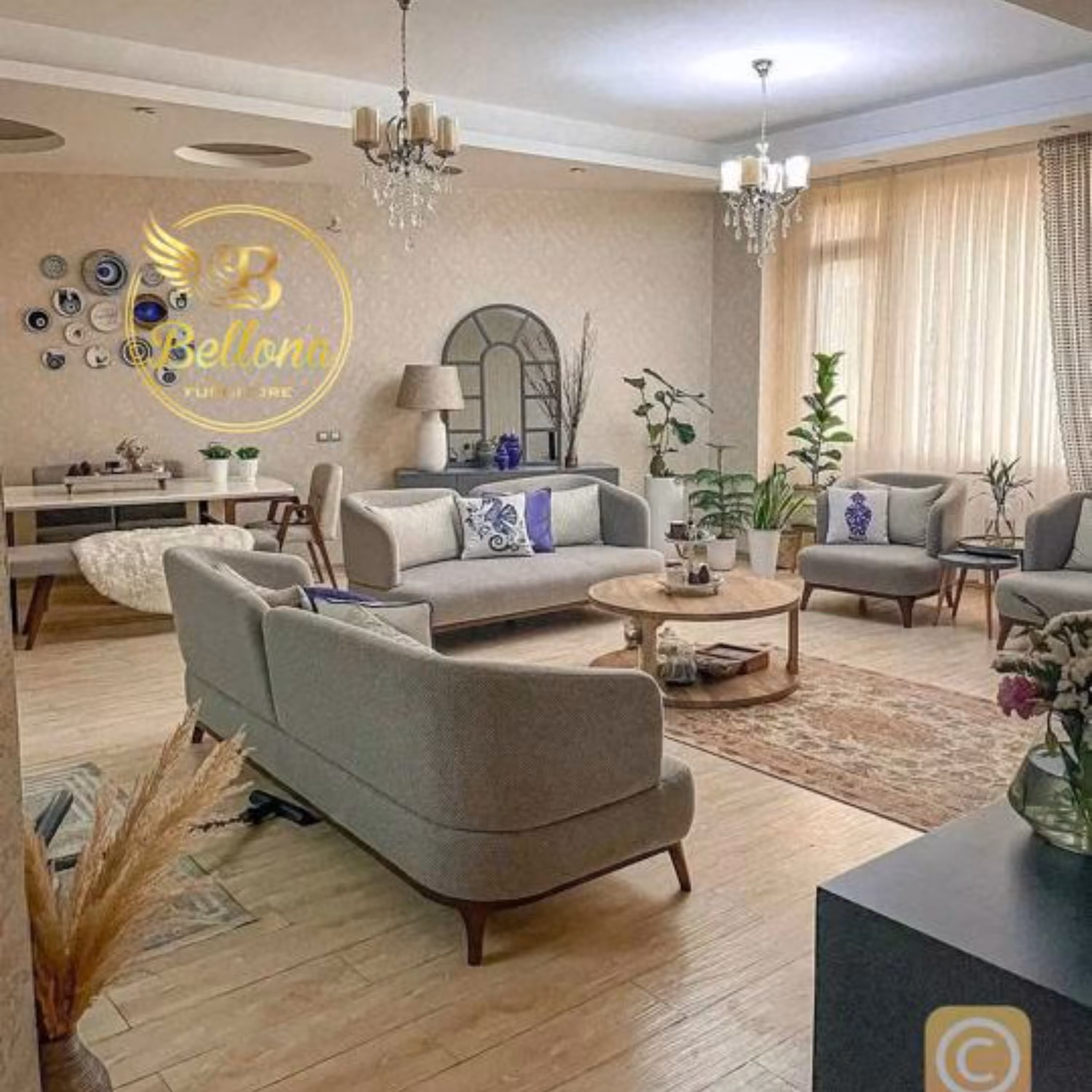 مبلمان 8نفره مدل ایلیا 