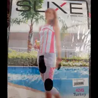 ست تیشرت و شلوارک زنانه SLIXE