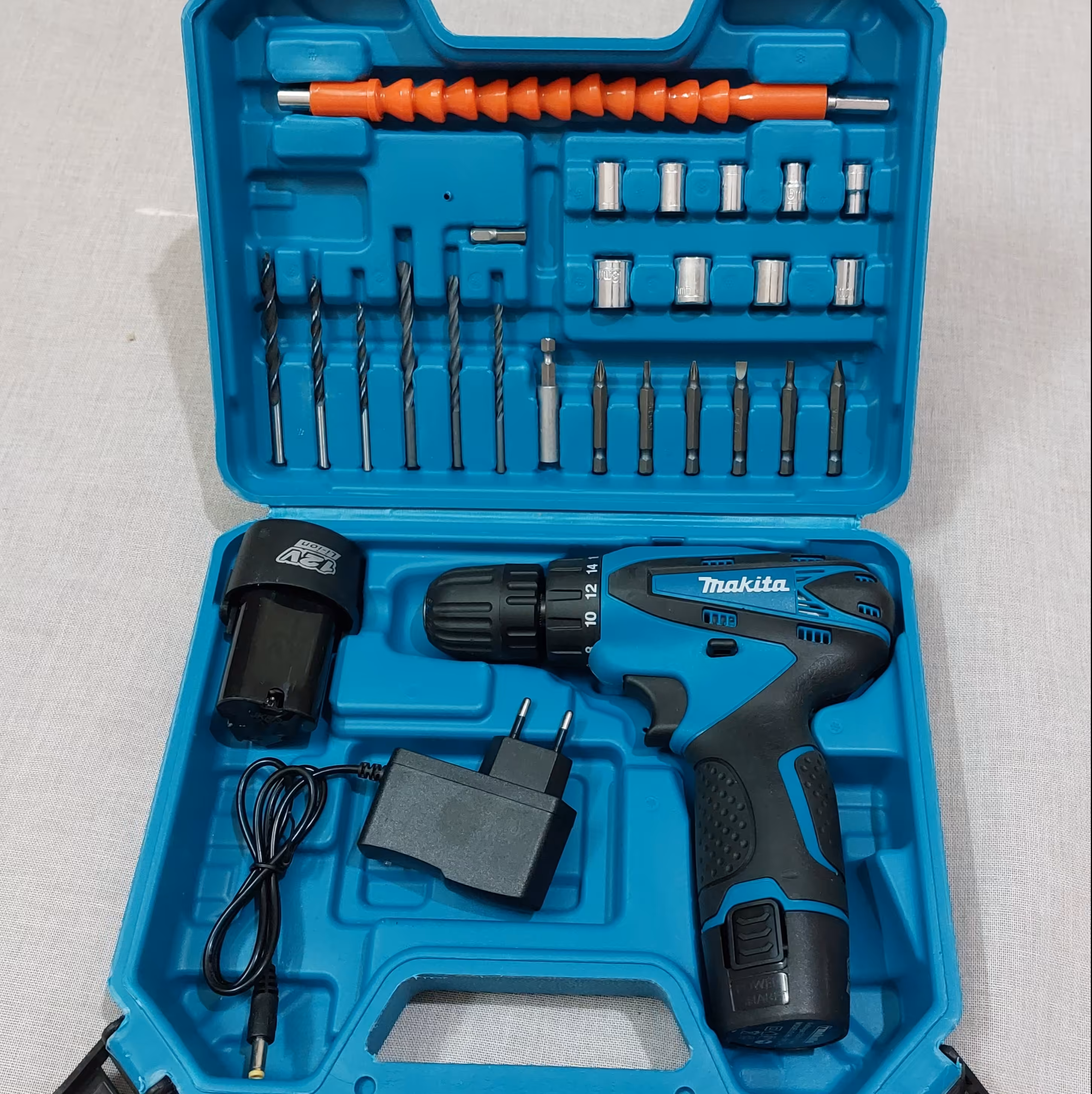 دریل شارژی ماکیتا 12 ولت اصلی پرقدرت صنعتی 