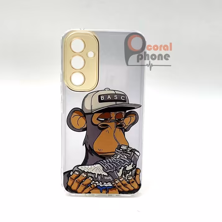 کاور مدل Fashion طرح monkey کد 02 مناسب برای گوشی موبایل سامسونگ Galaxy A54