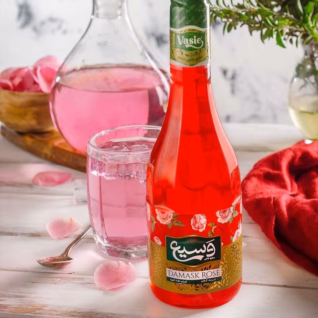 شربت گلاب 1 لیتری وسیع 