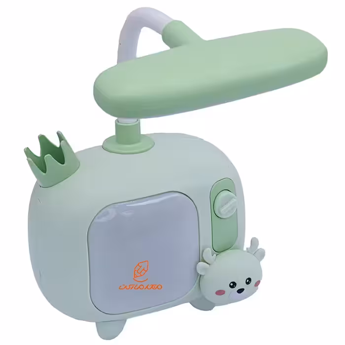 چراغ مطالعه رومیزی طرح خرس سبز SC305