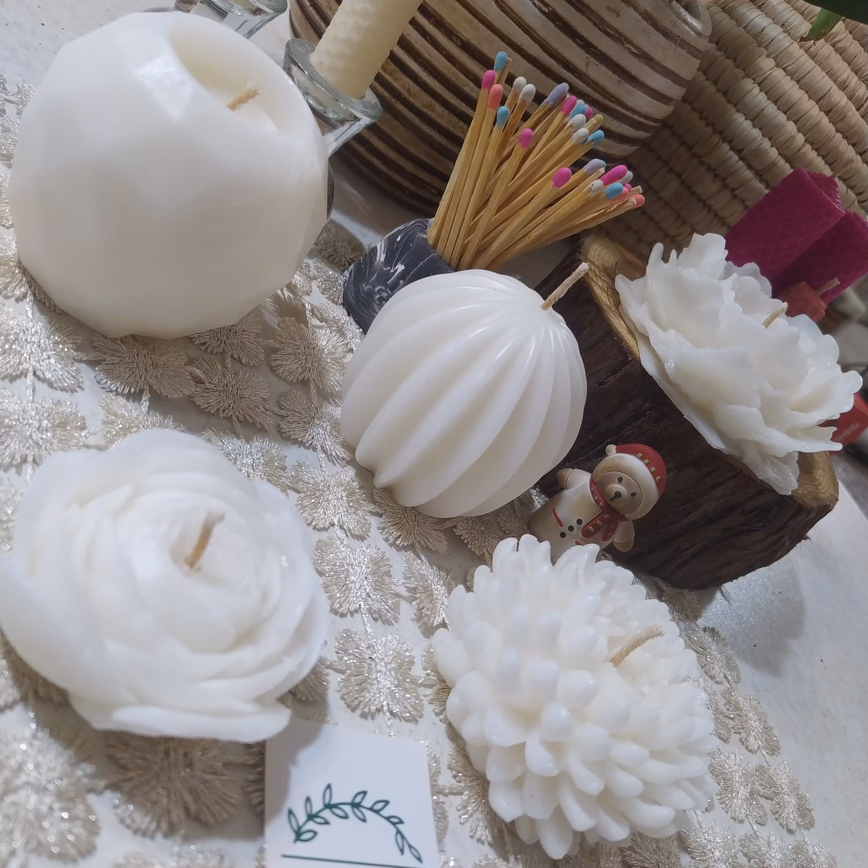 ست 5 عددی  شمع جذاب